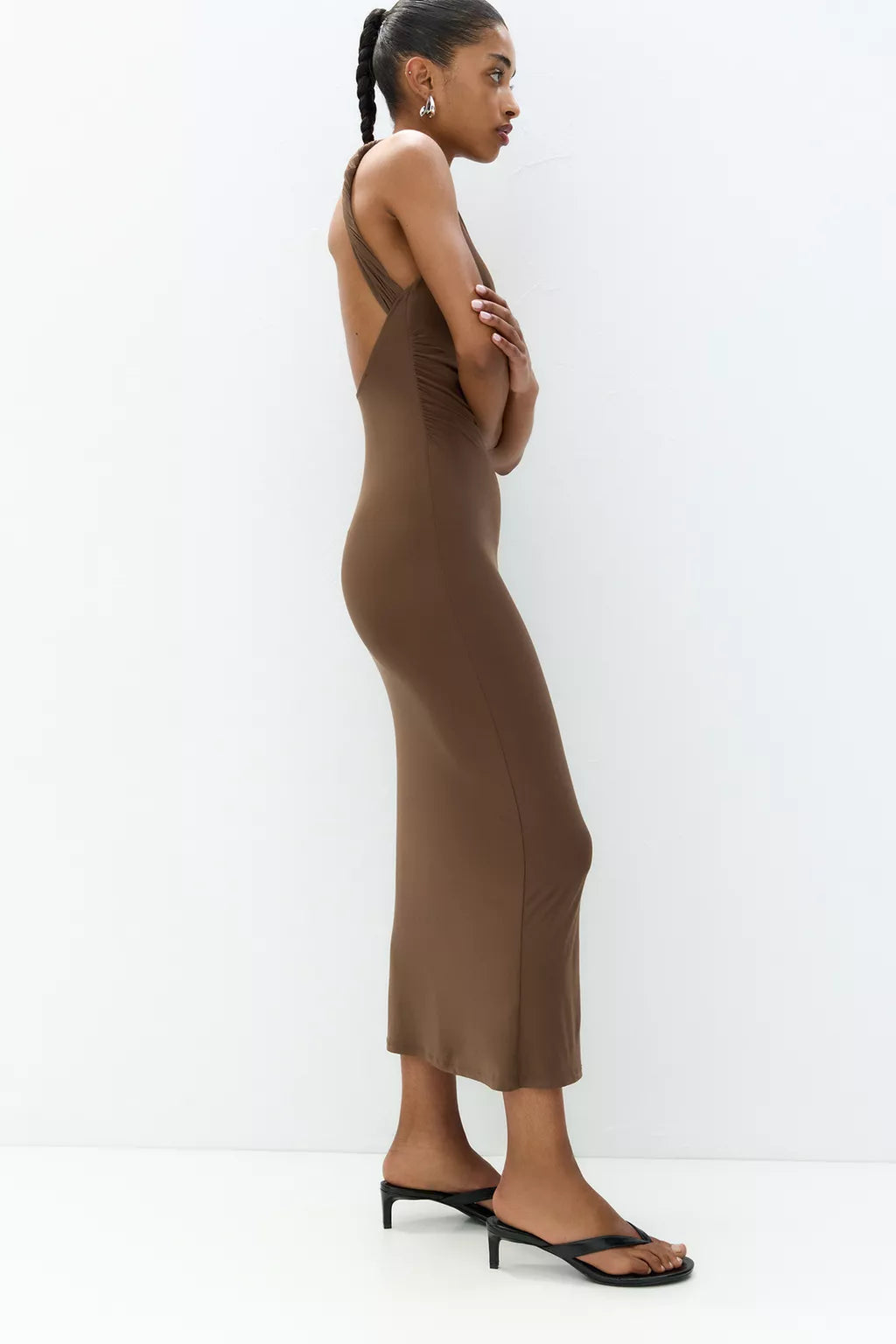 Fitted midi dress