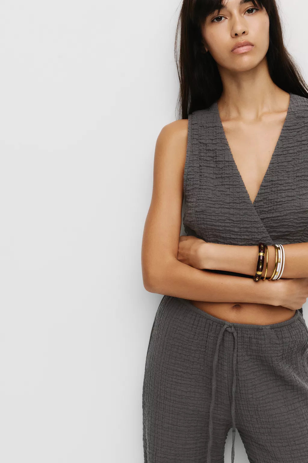 CREASED EFFECT CROSSOVER - SET