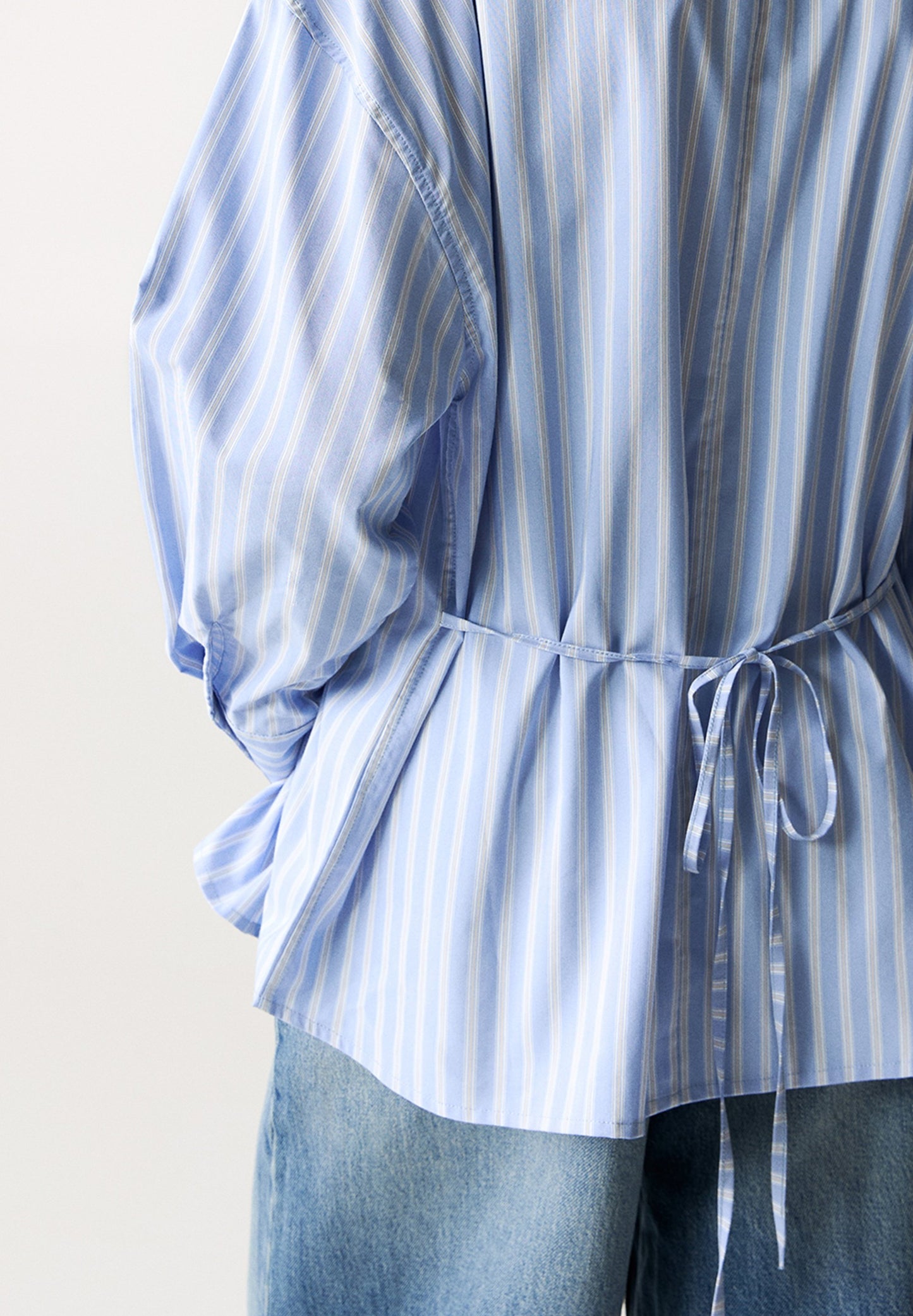 Pullandbear - STRIPED OVERSIZE - Chemisier