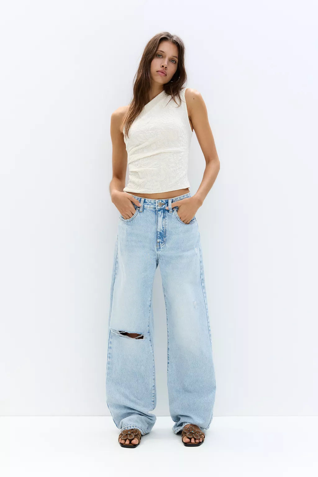 Textured asymmetric top