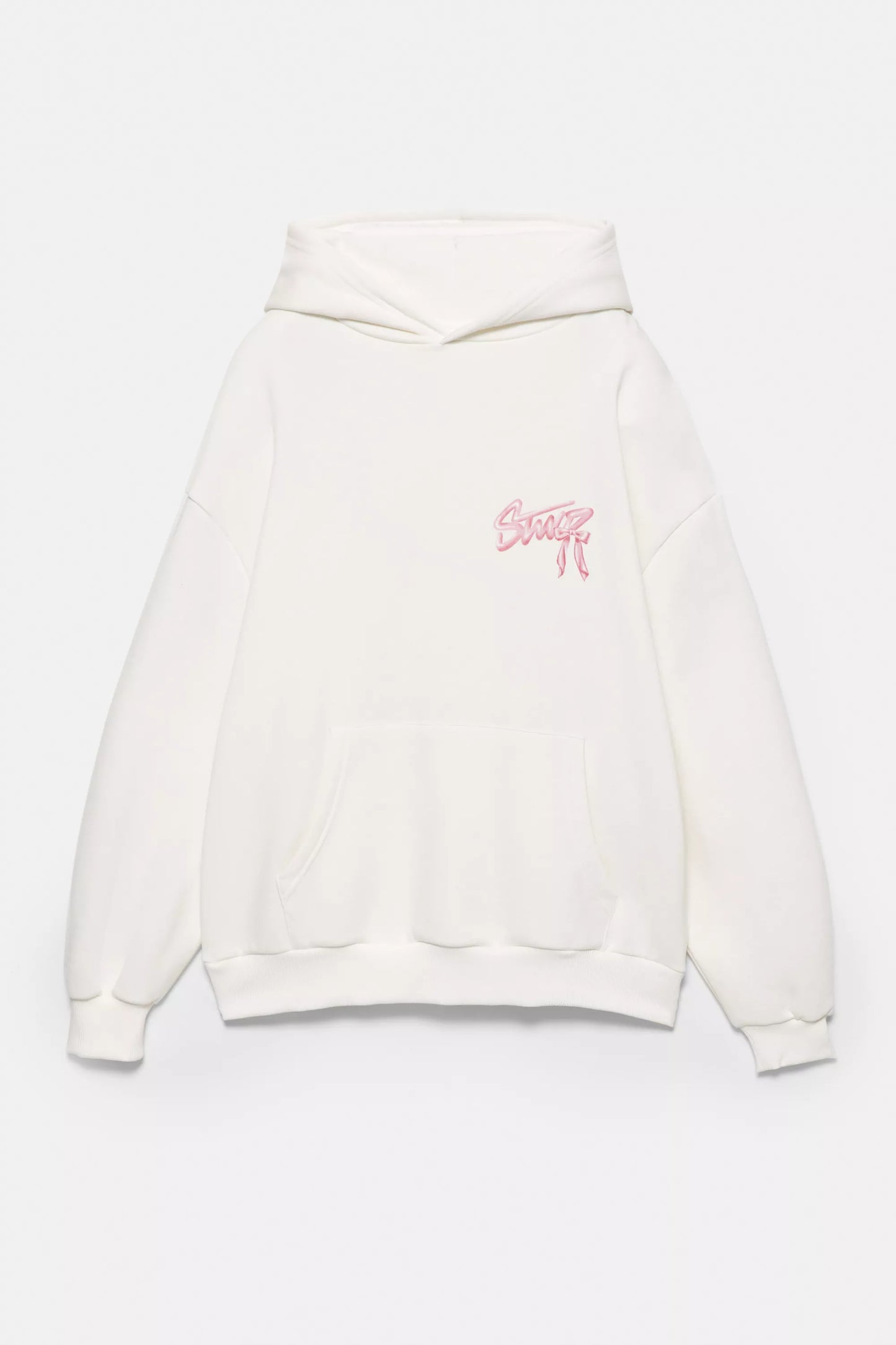 Hoodie with bow graphic - Pullandbear
