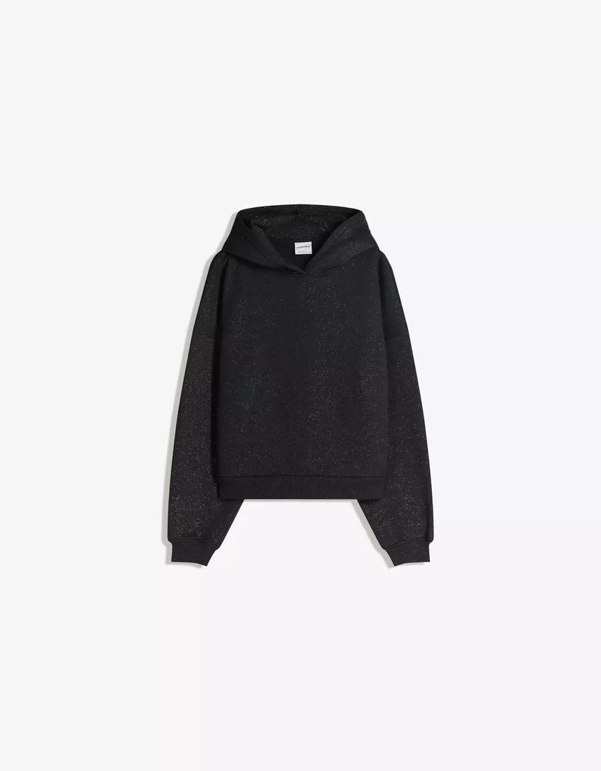 Sweat à capuche paillettes